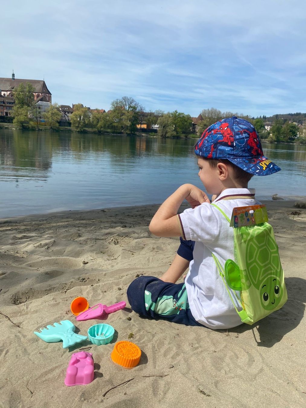 Kinder Sandspielzeug Set mit Rucksack | Strandspielzeug