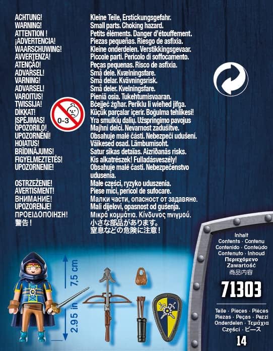 PLAYMOBIL Novelmore 71303 | Gwynn mit Kampfausrüstung