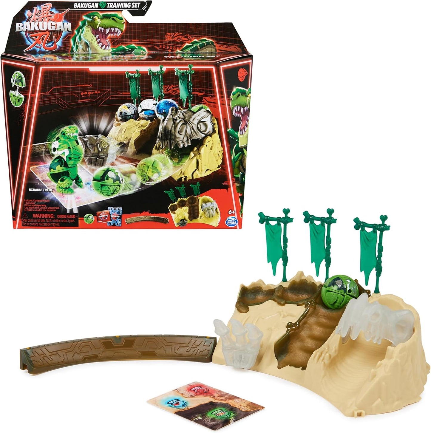 Bakugan Training Set Titanium Trox – Battle Arena Set