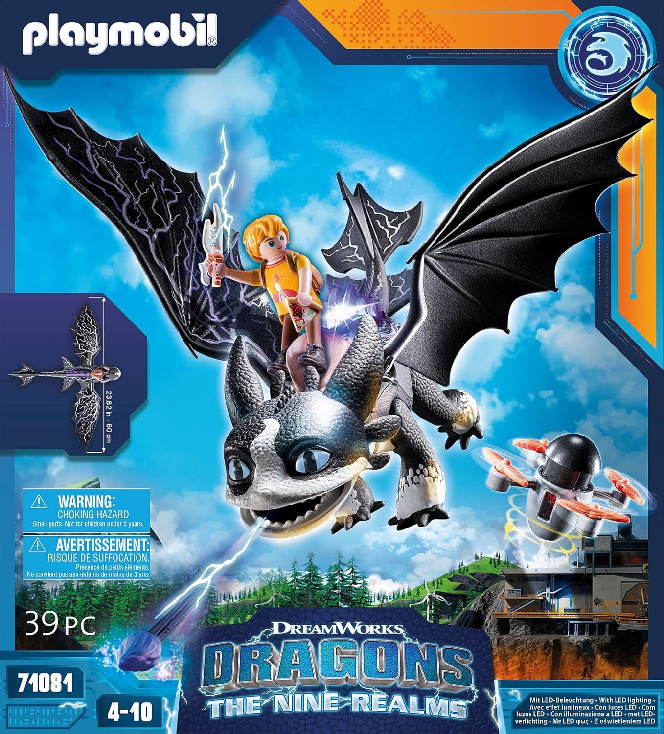 PLAYMOBIL Dragons 71081 – Drachen Abenteuer Spielset