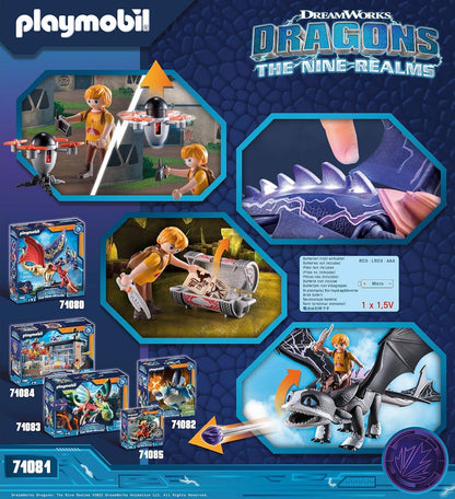 PLAYMOBIL Dragons 71081 – Drachen Abenteuer Spielset