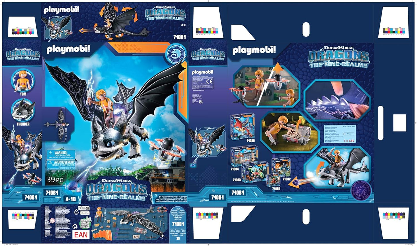 PLAYMOBIL Dragons 71081 – Drachen Abenteuer Spielset