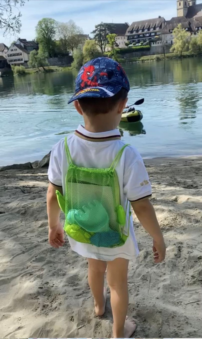 Kinder Sandspielzeug Set mit Rucksack | Strandspielzeug